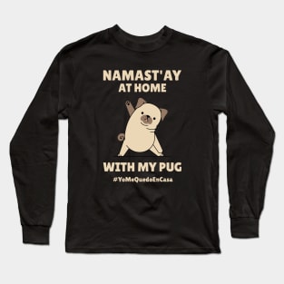 Yoga Pug Long Sleeve T-Shirt